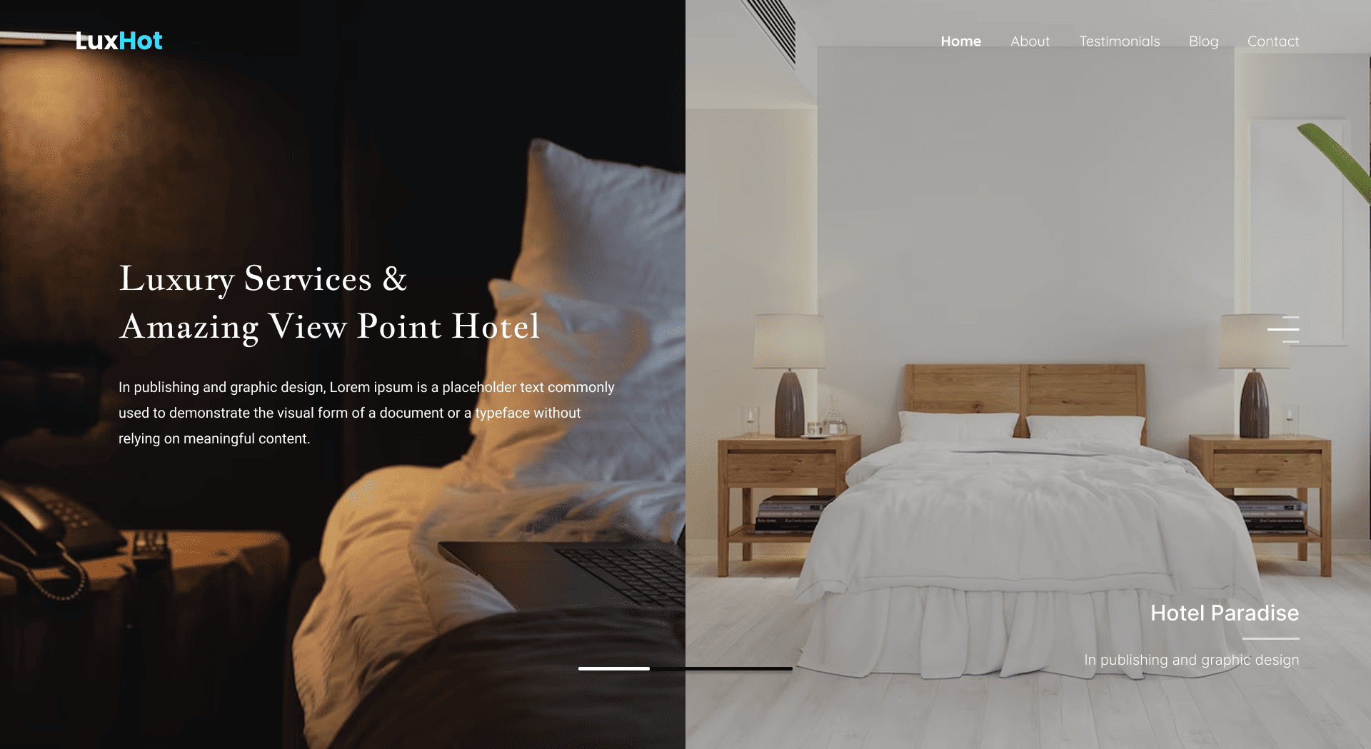 Projects 6 Hotel Service website (1)